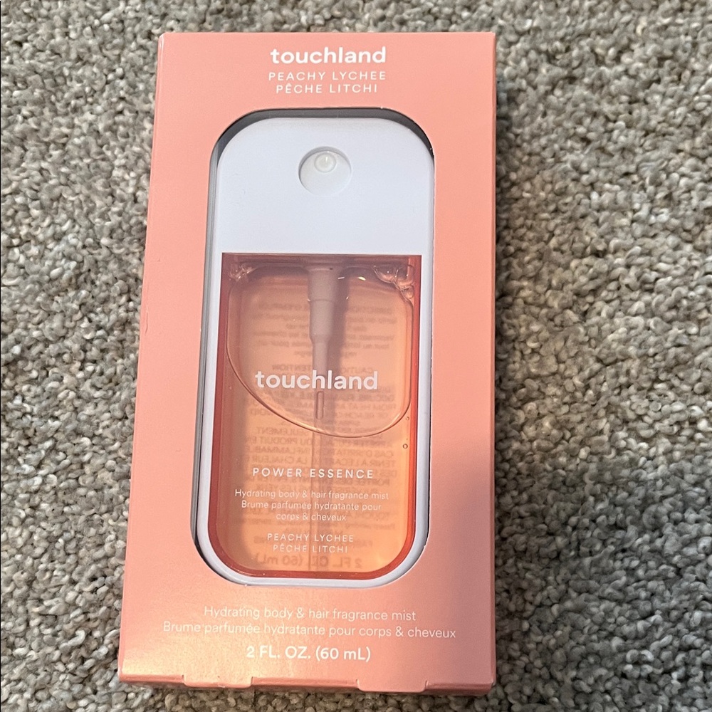 Touchland Power Essence Peachy Lychee hydrating Body & hair fragrance Mist